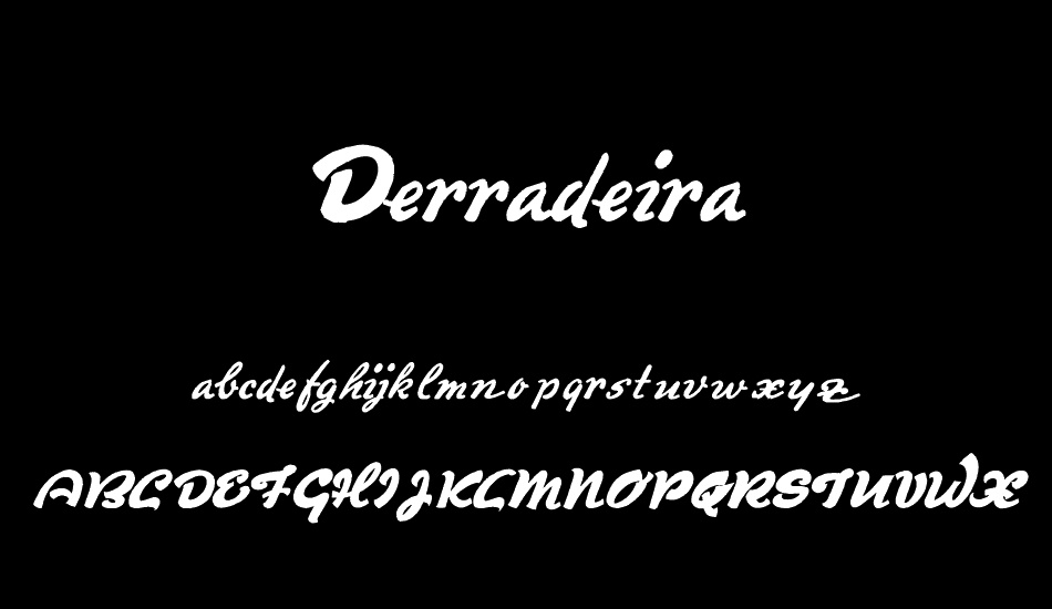 Derradeira font