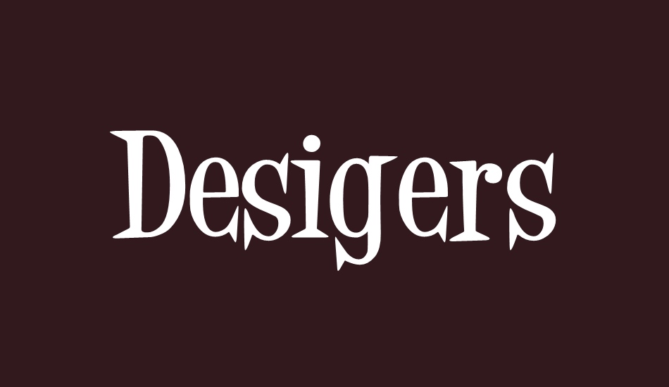 Desigers font big