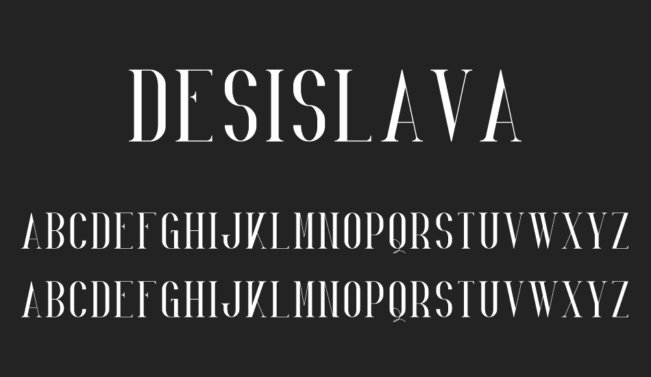 Desislava font