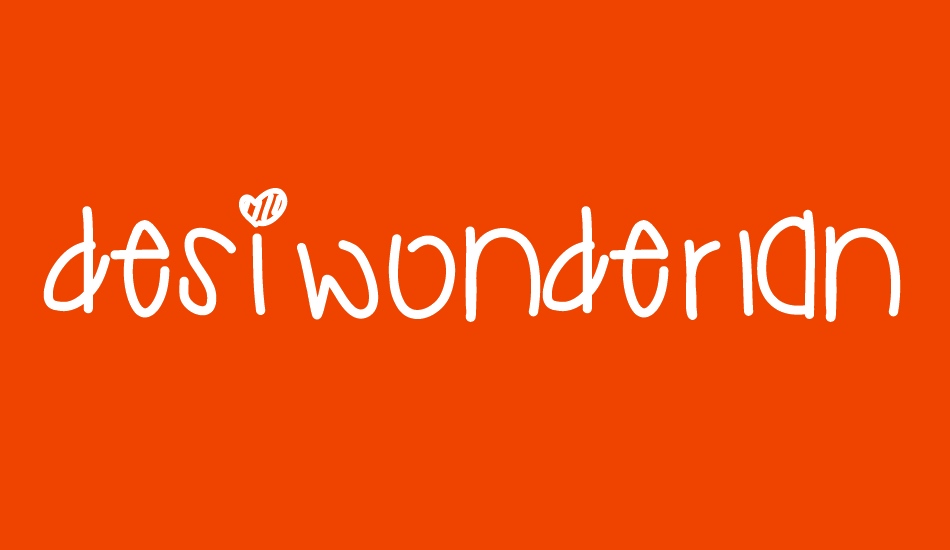 DesiWonderland font big