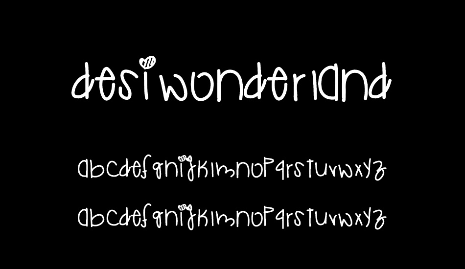 DesiWonderland font