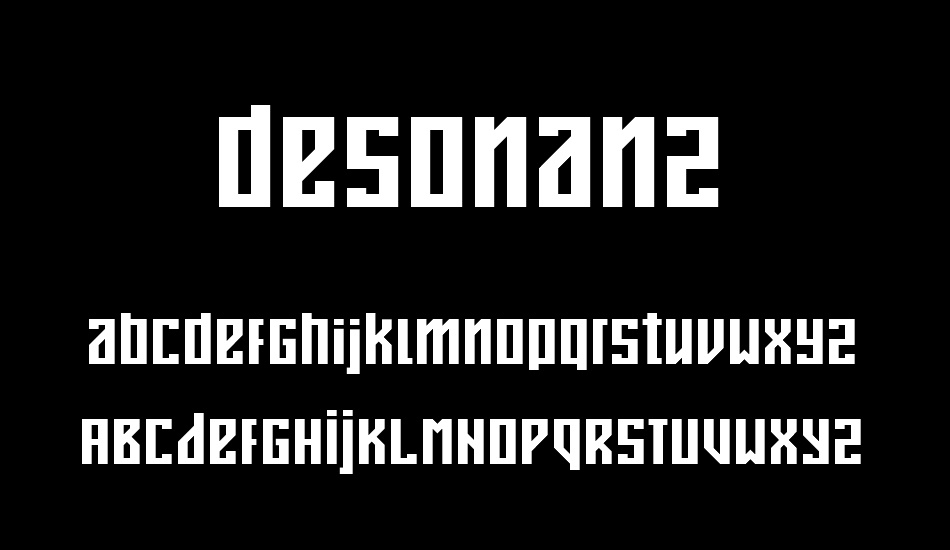 desonanz font