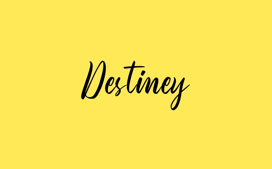 Destiney font big