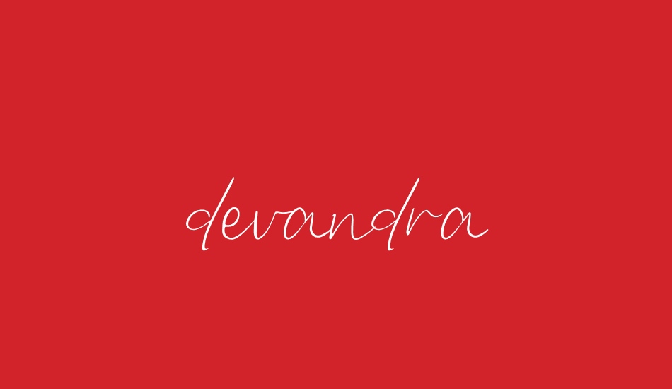 devandra font big