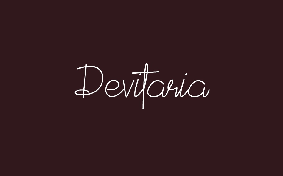 Devitaria font big