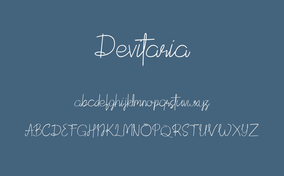 Devitaria font