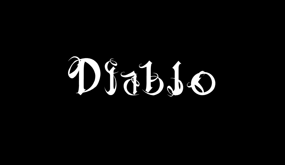 Diablo font big