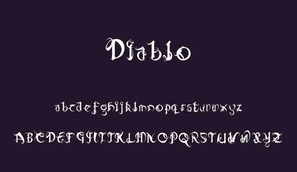 Diablo font