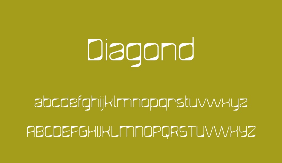 Diagond font