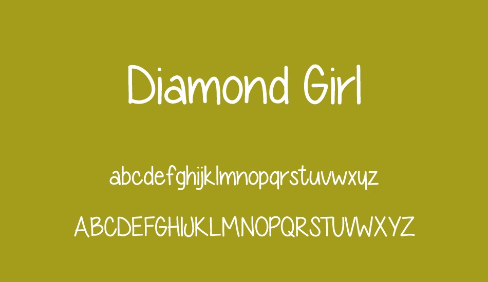 Diamond Girl font