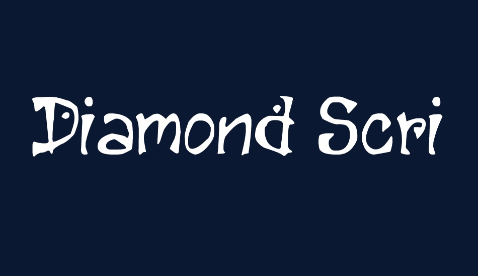 Diamond Script font big