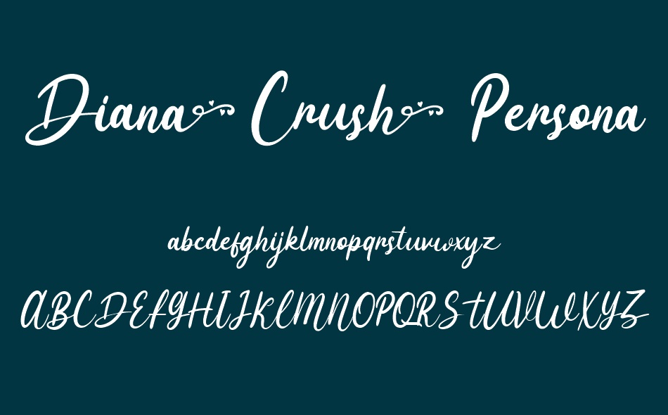 Diana Crush font