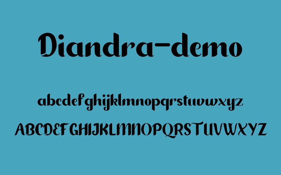 Diandra font