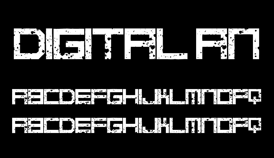 digital anarchy font