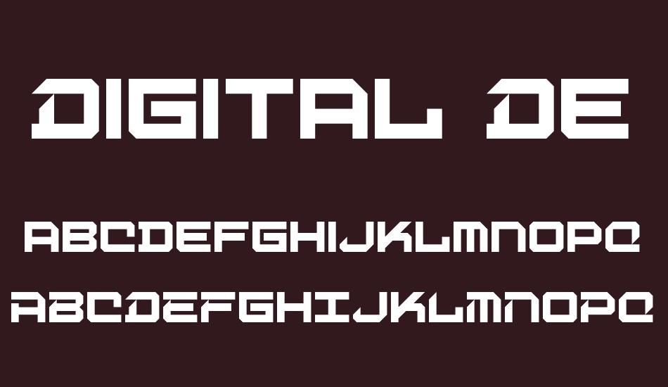 Digital Desolation font