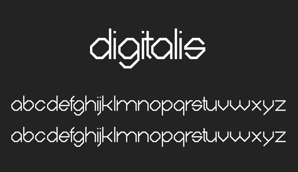 Digitalis font