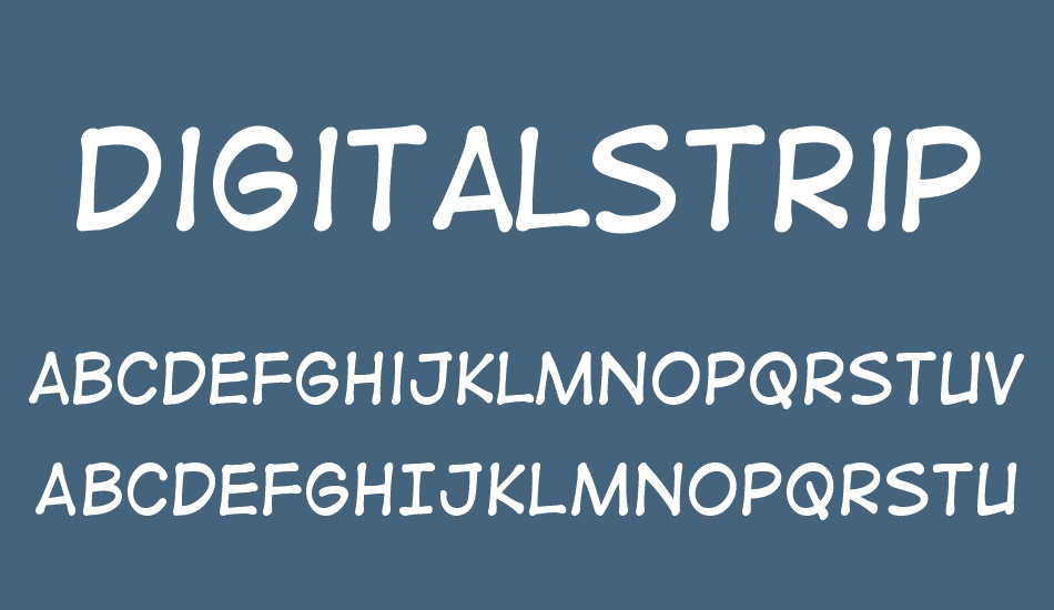 Digital Strip Free Font