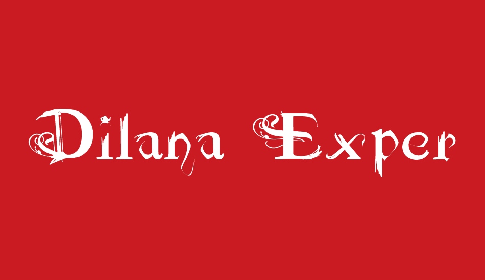 Dilana Experimentype font big