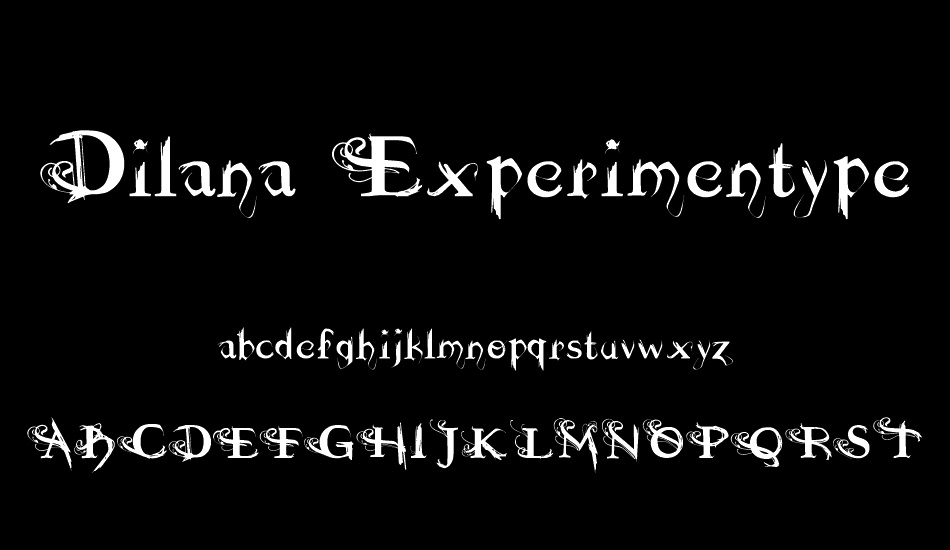 Dilana Experimentype font