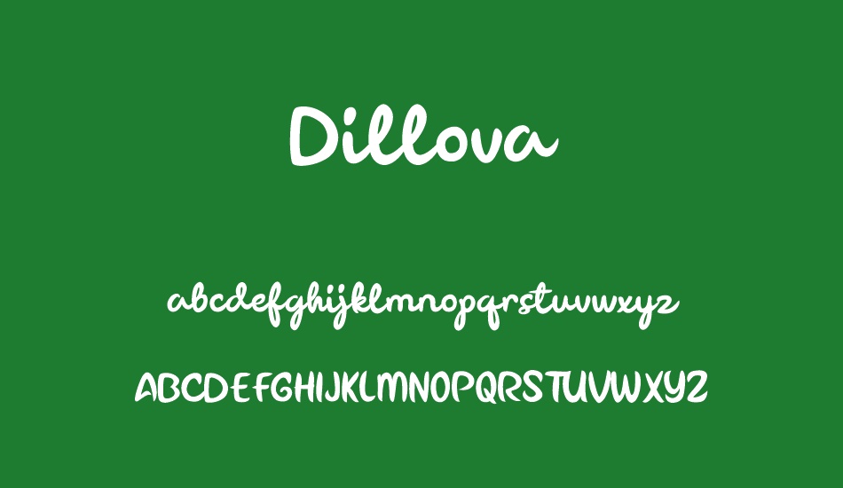 Dillova font