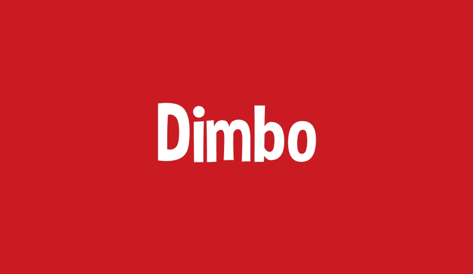 Dimbo font big