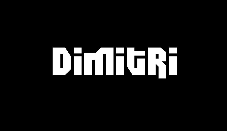 Dimitri font big