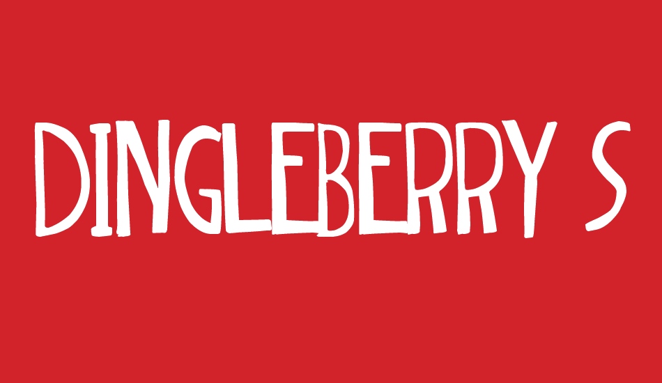 dingleberry solid font big