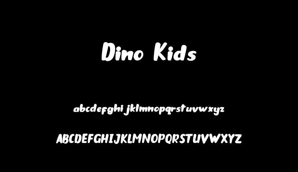 Dino Kids font