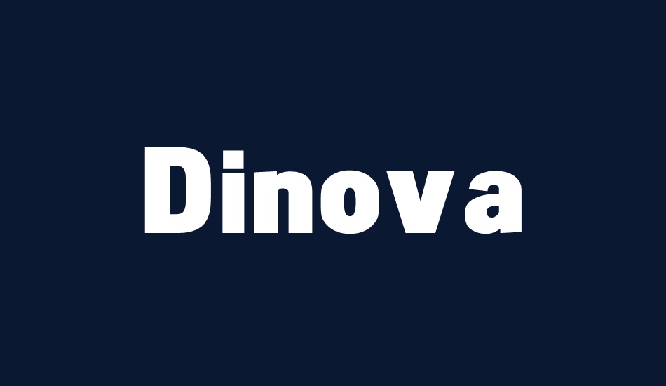 Dinova font big