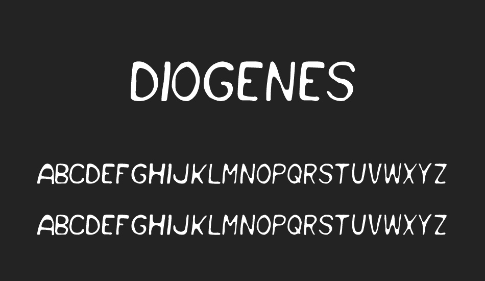 Diogenes font