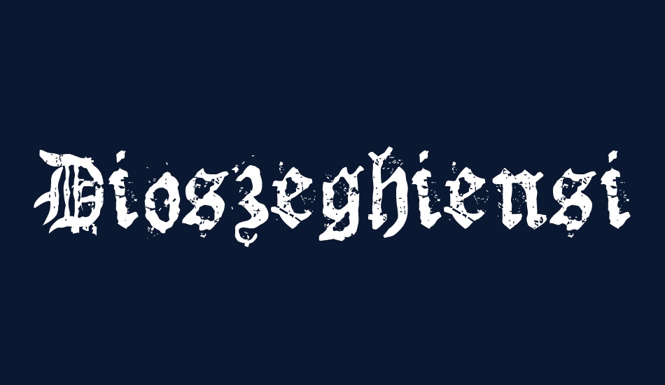 Dioszeghiensis Rg font big