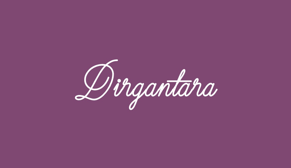 Dirgantara font big