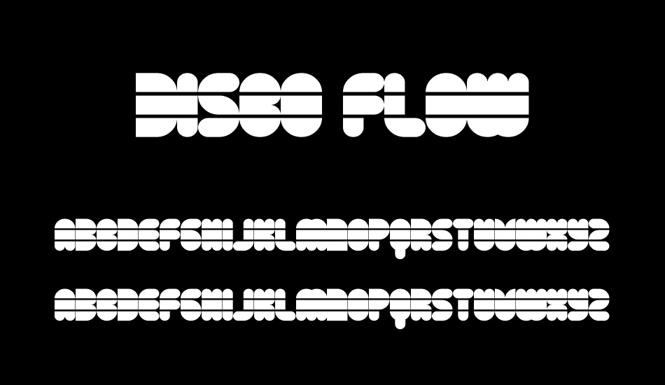 Disco Flow font