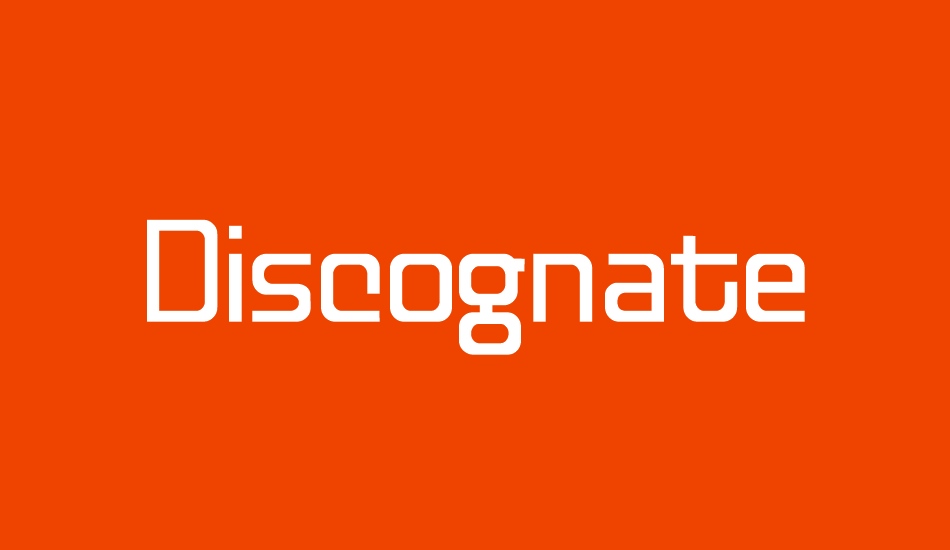 Discognate font big