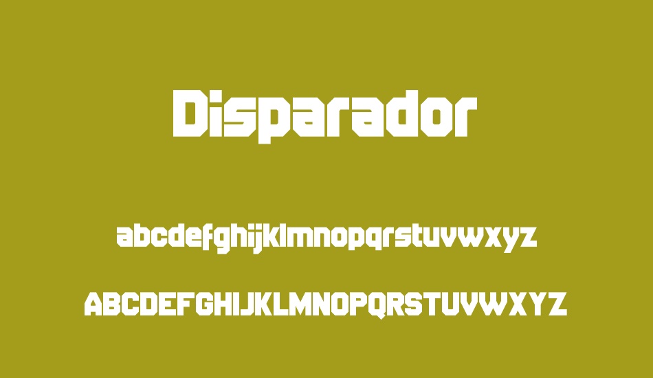 Disparador font