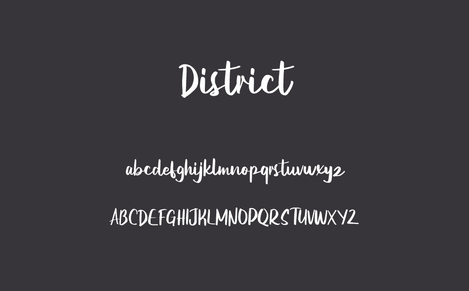 District font