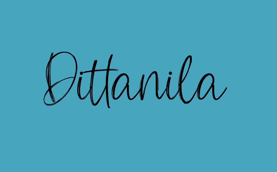 Dittanila font big