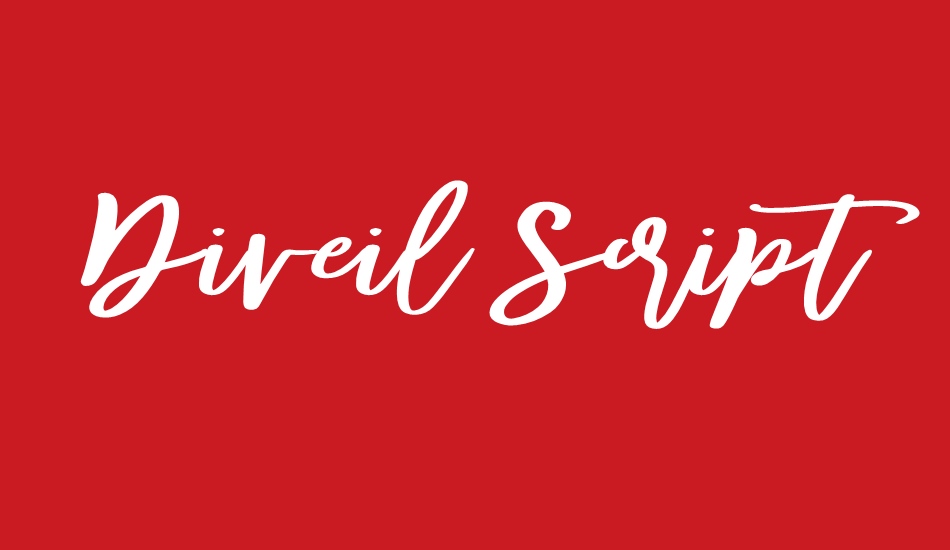 Diveil ScriptFree font big