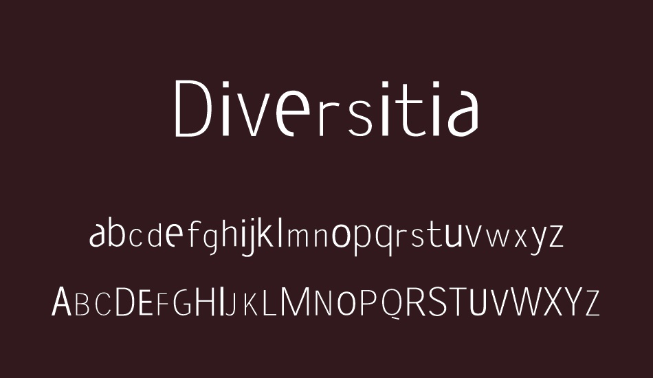 Diversitia font