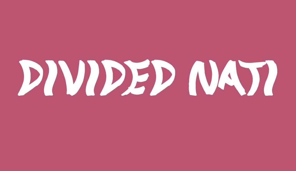 Divided Nations font big