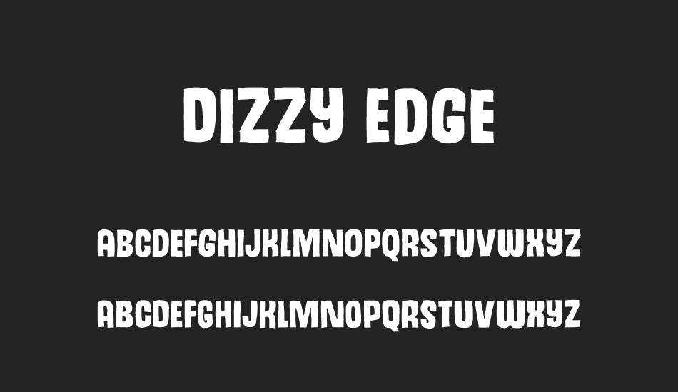 Dizzy Edge DEMO font