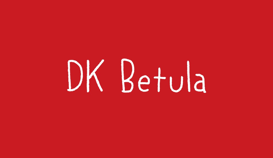 DK Betula font big