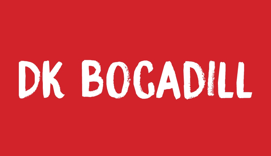 DK Bocadillo font big