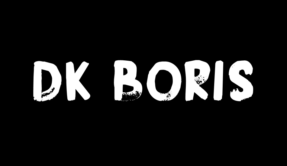 DK Boris Brush font big