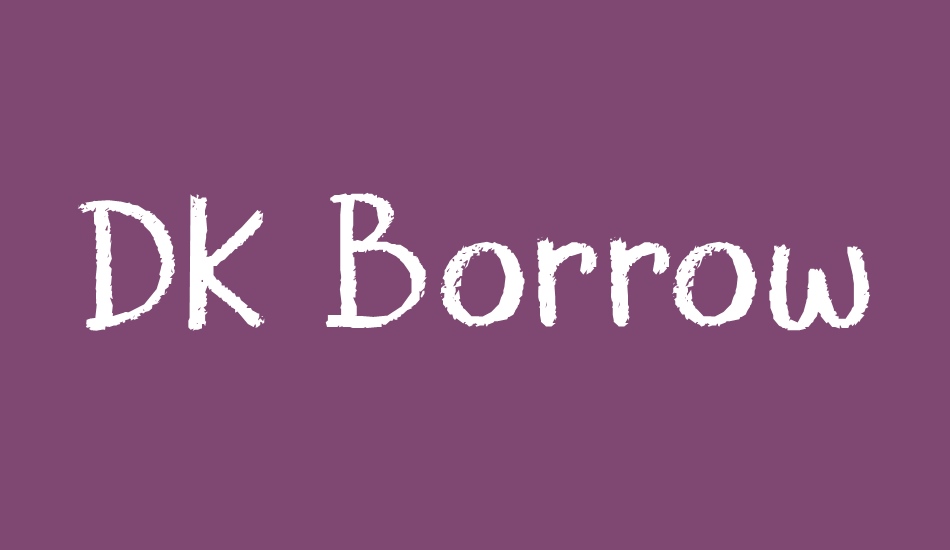 DK Borrowdale font big