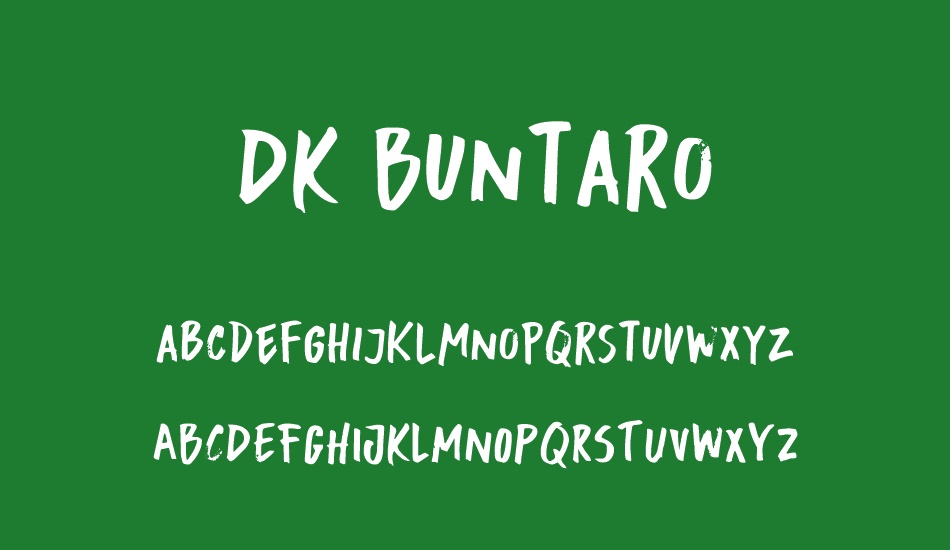 DK Buntaro font