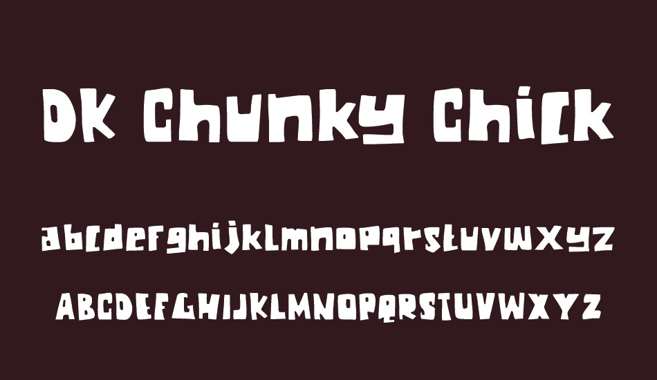 DK Chunky Chicken font