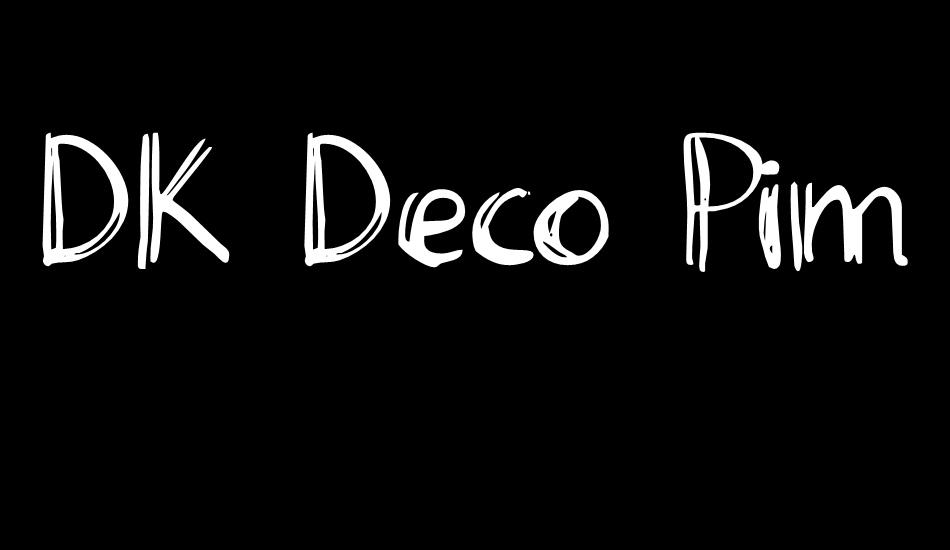 DK Deco Pimp font big