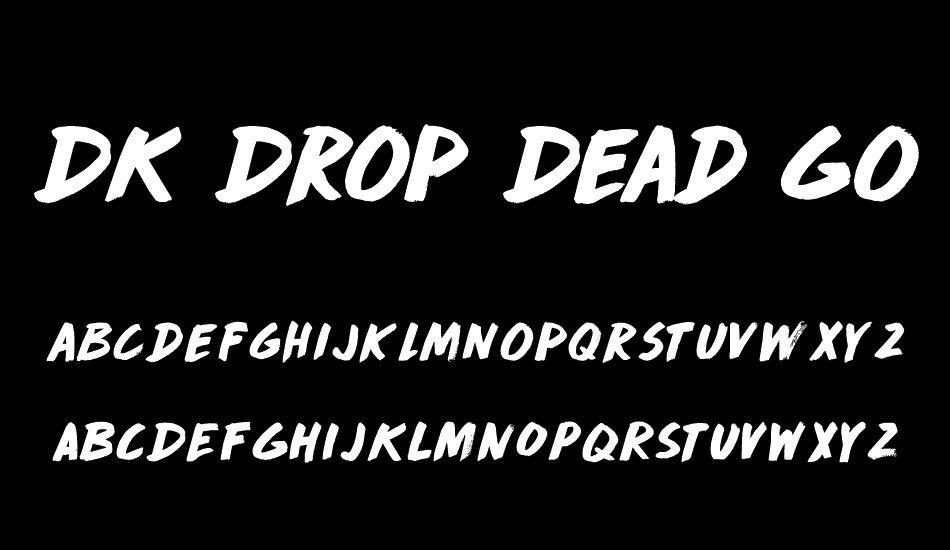 dk-drop-dead-gorgeous-free-font