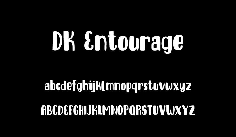 DK Entourage font